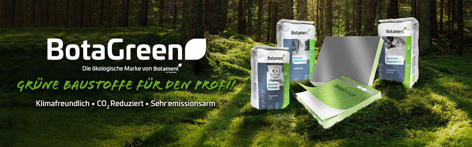 BotaGreen CO₂-reduzierte Baustoffe – Fliesenleger Ingelheim setzt auf Nachhaltigkeit