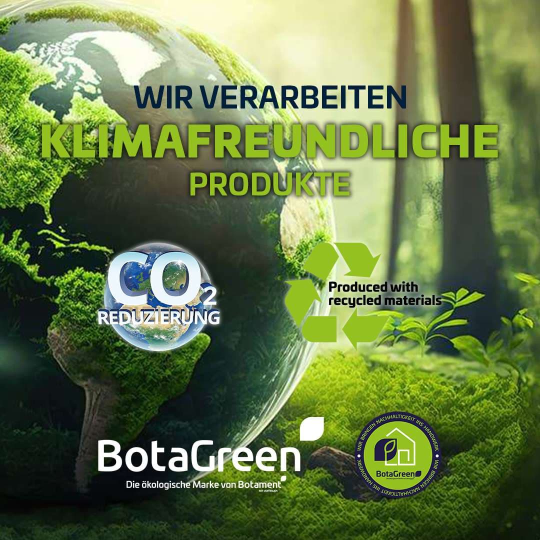 BotaGreen Verarbeitung – CO₂-reduzierter Fliesenkleber Ingelheim Mainz Bingen